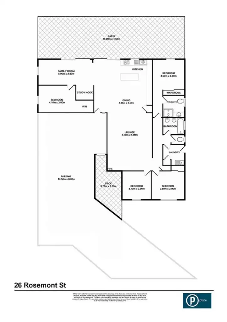Floorplan of Homely house listing, 26 Rosemount Street, Sinnamon Park QLD 4073