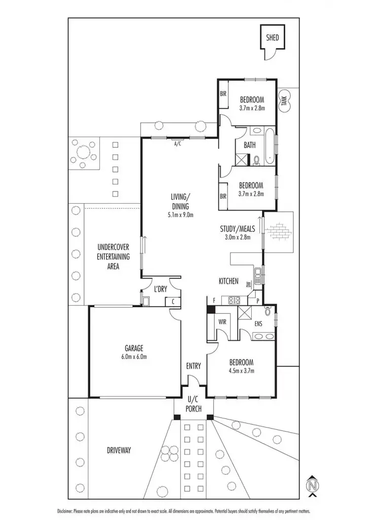 Floorplan of Homely house listing, 10 Loretta Boulevard, Tarneit VIC 3029