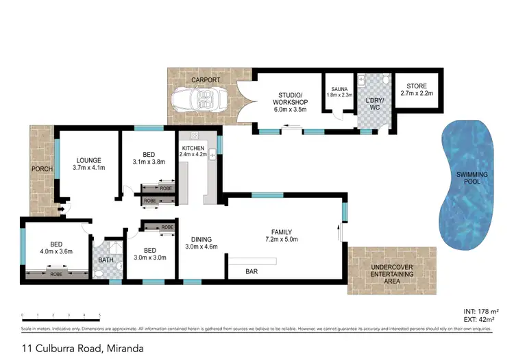 Floorplan of Homely house listing, 11 Culburra Road, Miranda NSW 2228