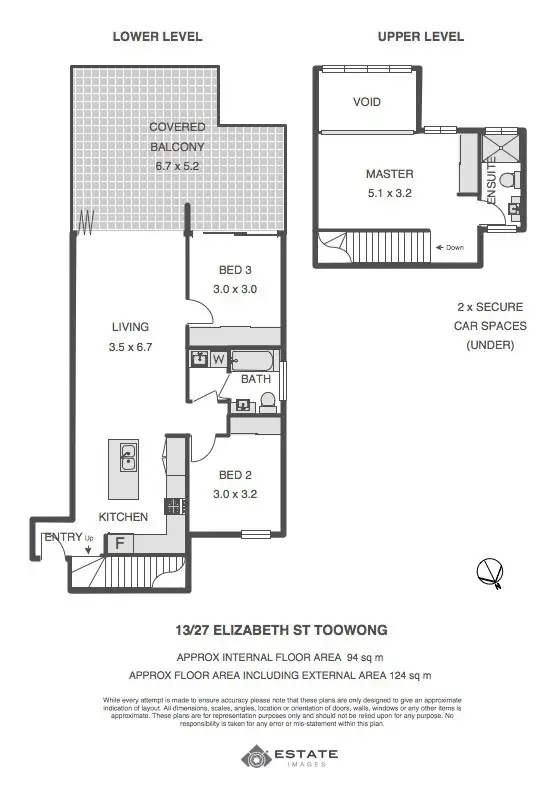 Floorplan of Homely unit listing, 13/27-31 Elizabeth Street, Toowong QLD 4066