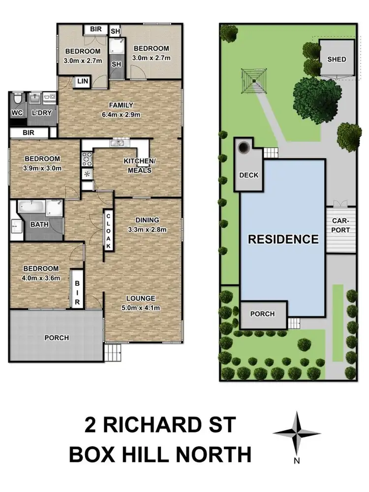 Floorplan of Homely house listing, 2 Richard Street, Box Hill North VIC 3129