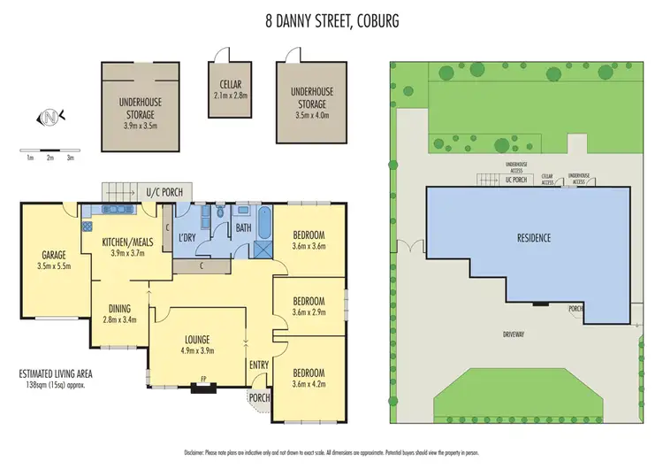 Floorplan of Homely house listing, 8 Danny Street, Coburg VIC 3058