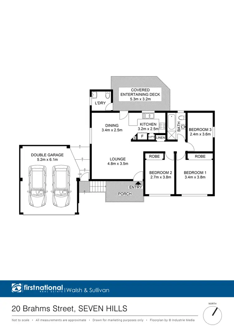 Floorplan of Homely house listing, 20 Brahms Street, Seven Hills NSW 2147