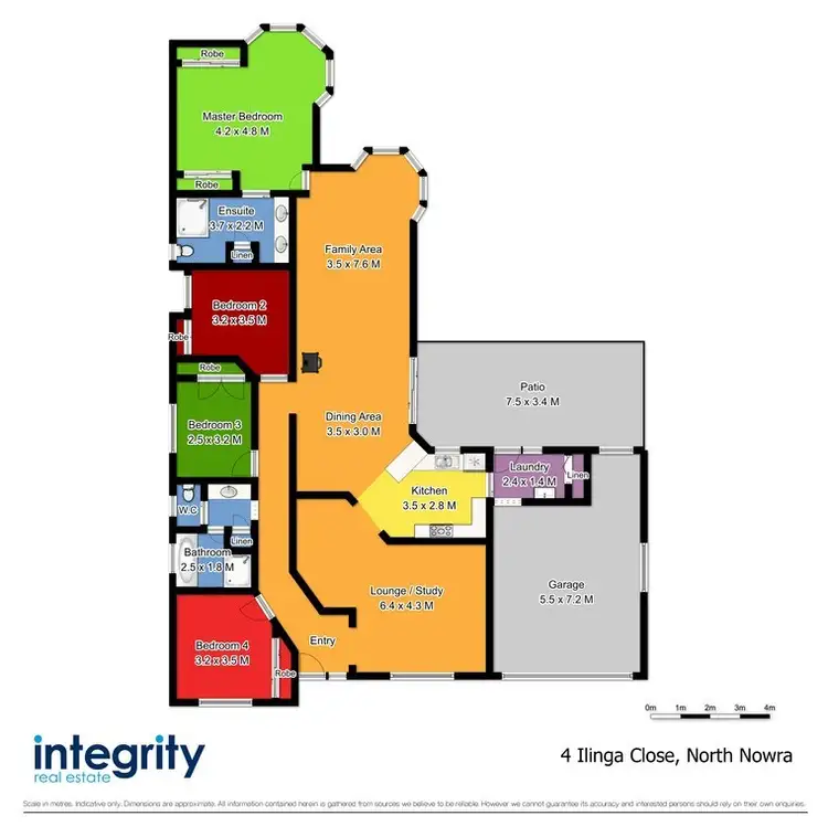 Floorplan of Homely house listing, 4 Ilinga Close, North Nowra NSW 2541