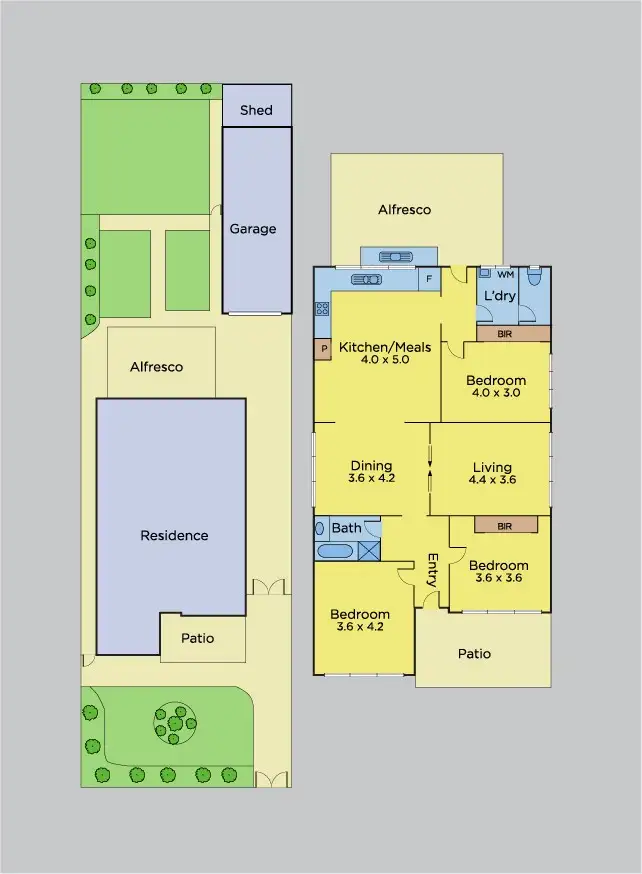 Floorplan of Homely house listing, 138 Roberts Street, Yarraville VIC 3013