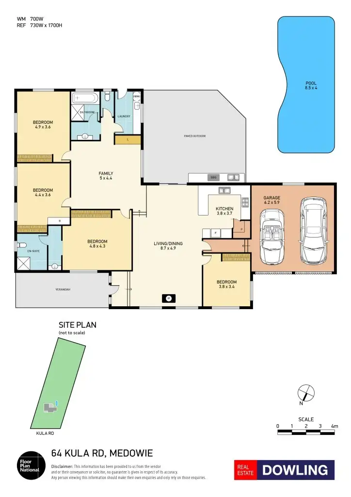Floorplan of Homely house listing, 64 Kula Road, Medowie NSW 2318