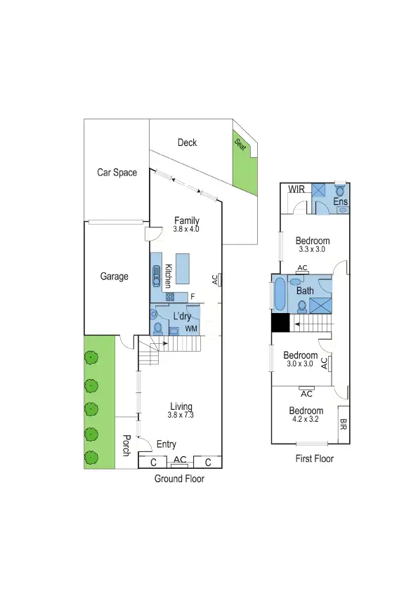 Floorplan of Homely house listing, 4/30 Edgar Street, Kingsville VIC 3012