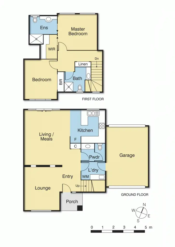 Floorplan of Homely townhouse listing, 3/129 Mountain View Road, Briar Hill VIC 3088