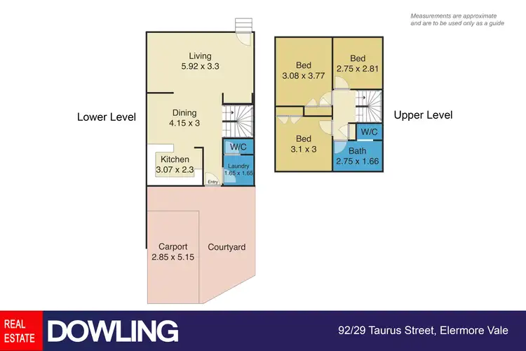 Floorplan of Homely townhouse listing, 92/29 Taurus Street, Elermore Vale NSW 2287