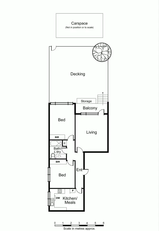 Floorplan of Homely apartment listing, 2/10 Osborne Avenue, Glen Iris VIC 3146