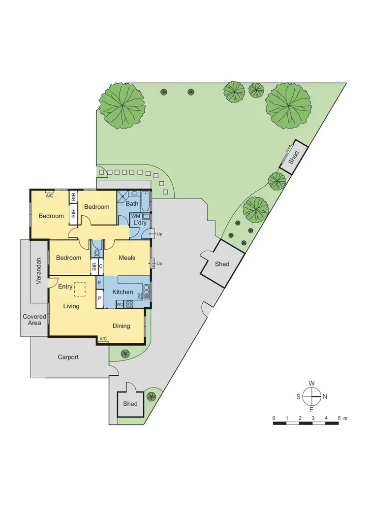 Floorplan of Homely unit listing, 1/8 Weidlich Road, Eltham North VIC 3095