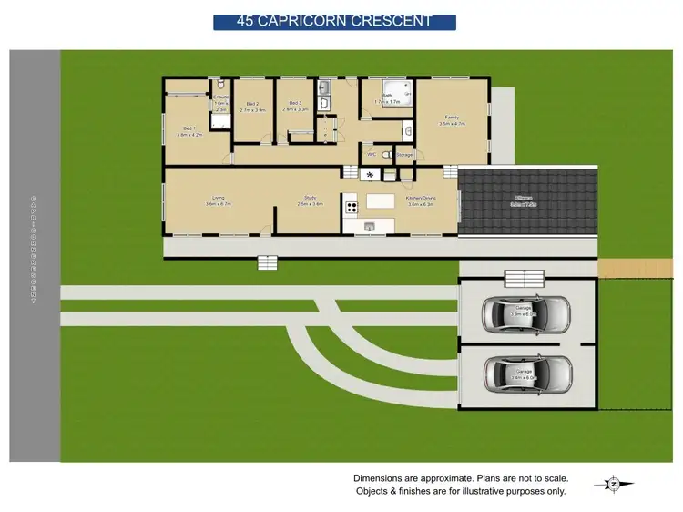 Floorplan of Homely house listing, 45 Capricorn Crescent, Junction Hill NSW 2460