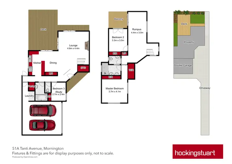 Floorplan of Homely house listing, 51A Tanti Ave, Mornington VIC 3931