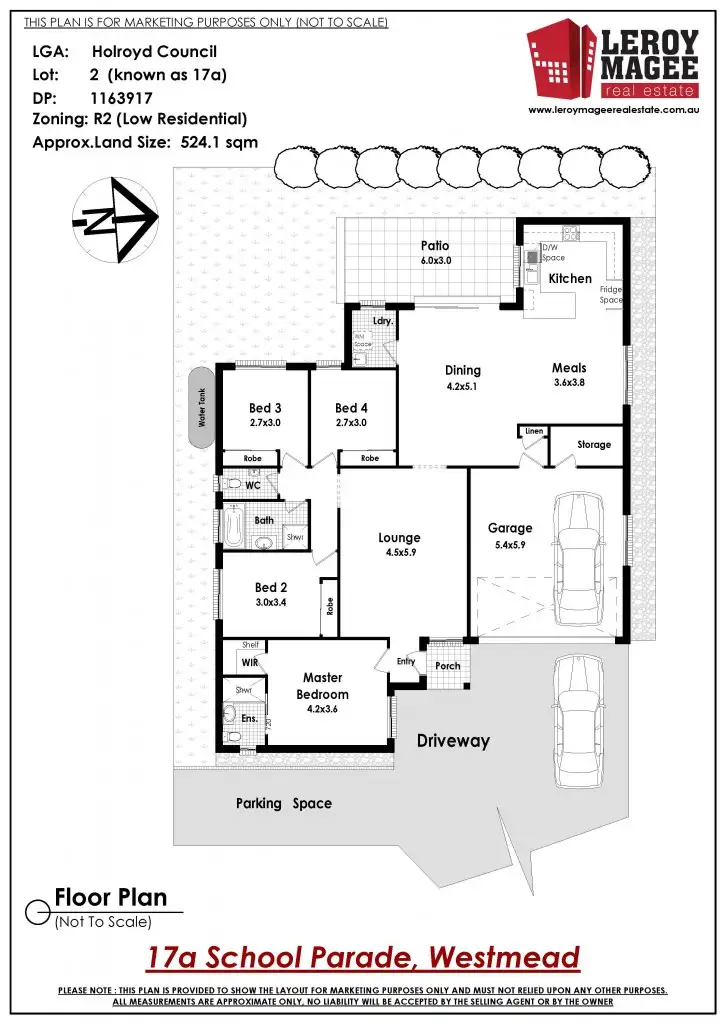 Floorplan of Homely house listing, 17A School Parade, Westmead NSW 2145