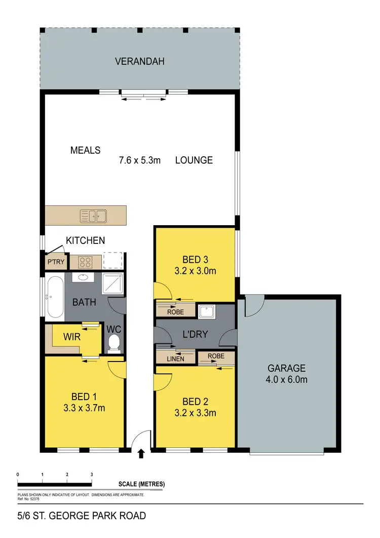 Floorplan of Homely house listing, 5/6 St George Park Drive, Kangaroo Flat VIC 3555