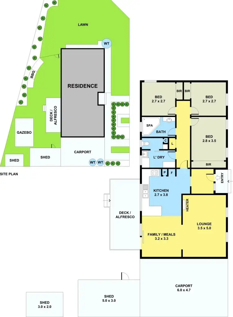 Floorplan of Homely house listing, 2 Thorpdale Avenue, Coolaroo VIC 3048