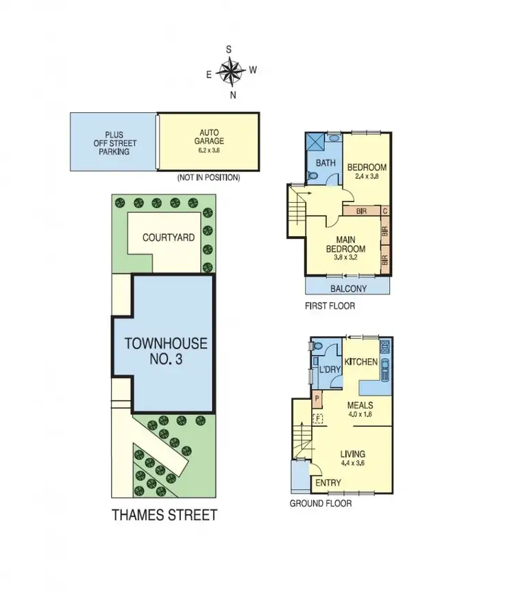 Floorplan of Homely unit listing, 3/762 Station Street, Box Hill VIC 3128