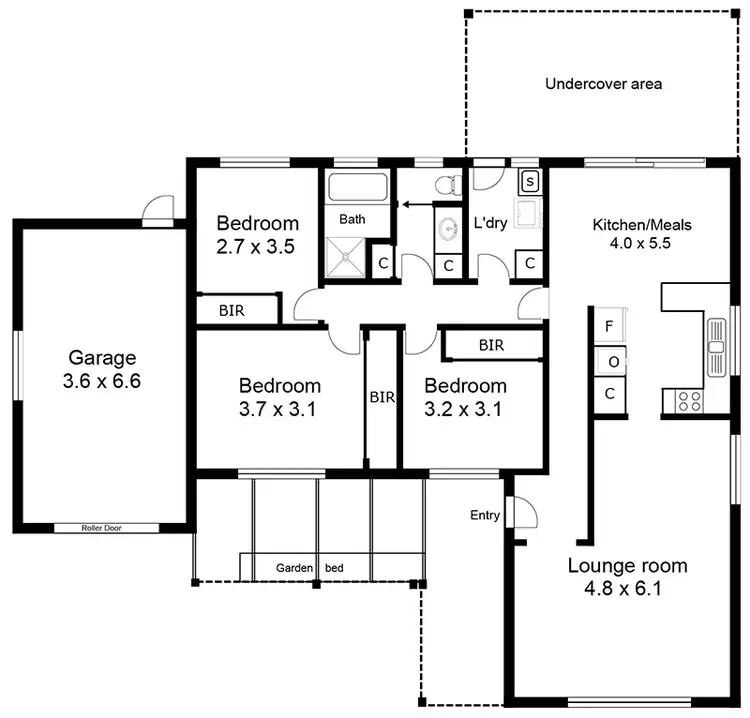 Floorplan of Homely house listing, 32 Karoom Drive, Glenfield Park NSW 2650