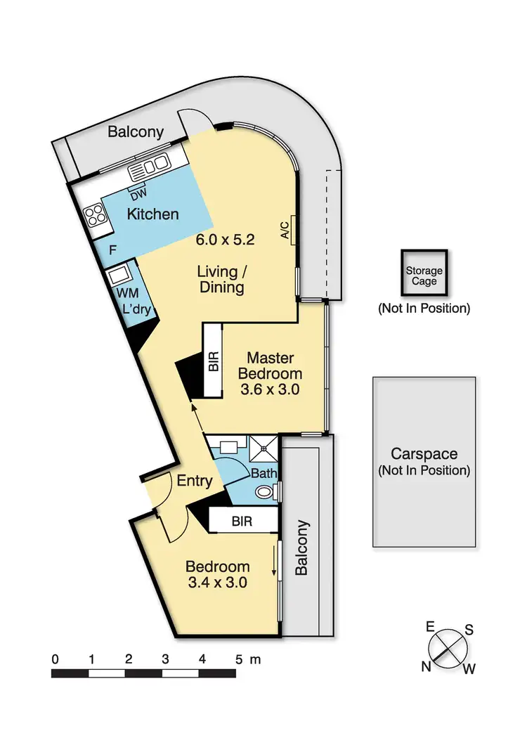 Floorplan of Homely apartment listing, 401/254 Bell Street, Heidelberg Heights VIC 3081