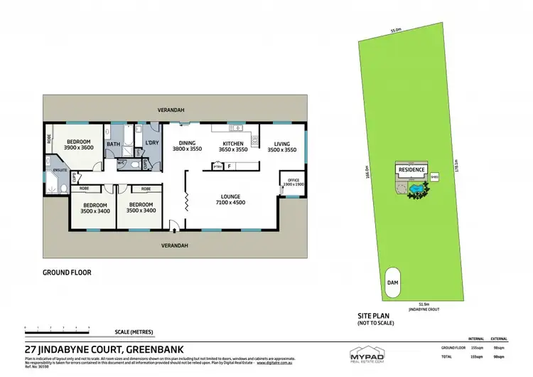 Floorplan of Homely house listing, 27 Jindabyne Court, Greenbank QLD 4124