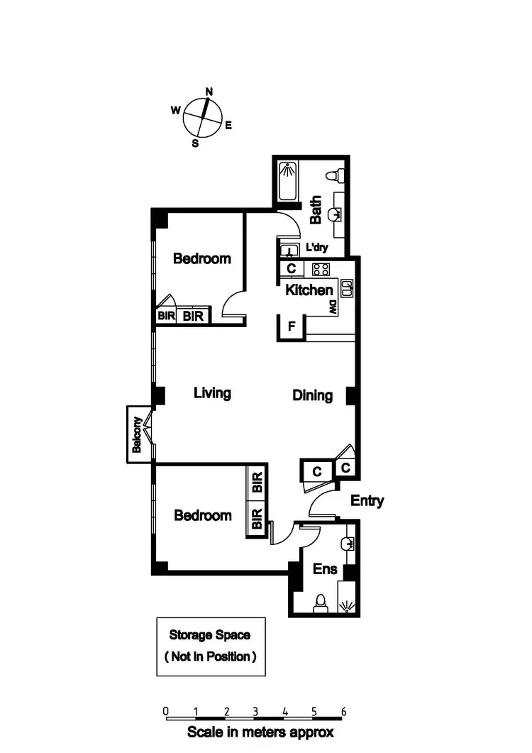 Floorplan of Homely apartment listing, 402/501 Little Collins Street, Melbourne (CBD) VIC 3000