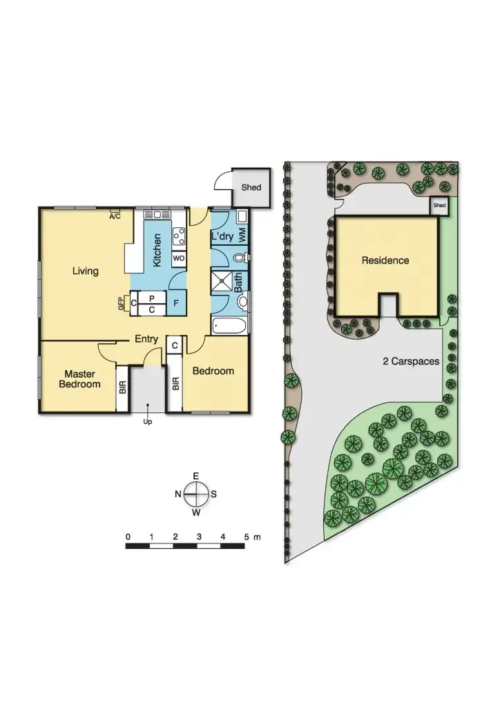 Floorplan of Homely unit listing, 1/10 Brooks Crescent, Diamond Creek VIC 3089
