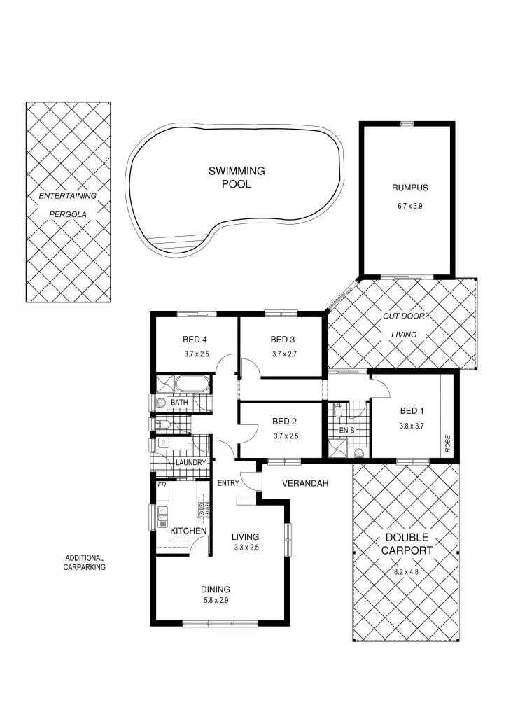Floorplan of Homely house listing, 15 Sloan Road, Ingle Farm SA 5098