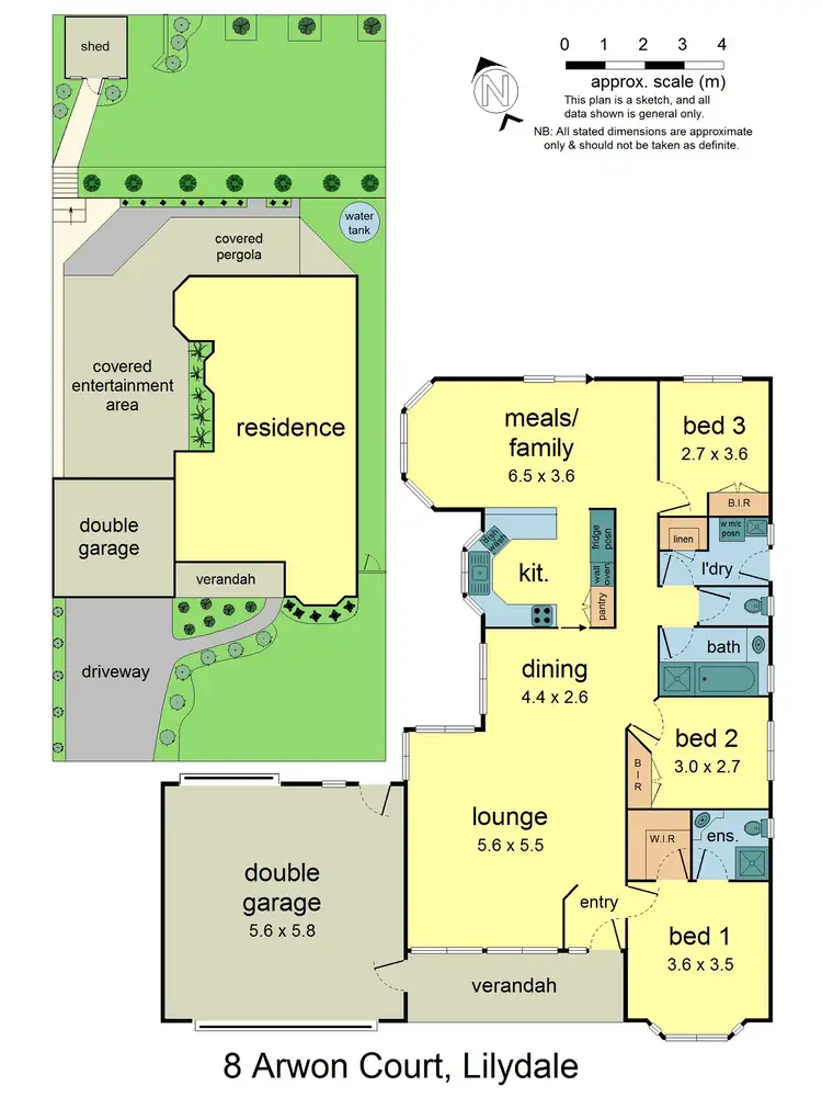 Floorplan of Homely house listing, 8 Arwon Court, Lilydale VIC 3140