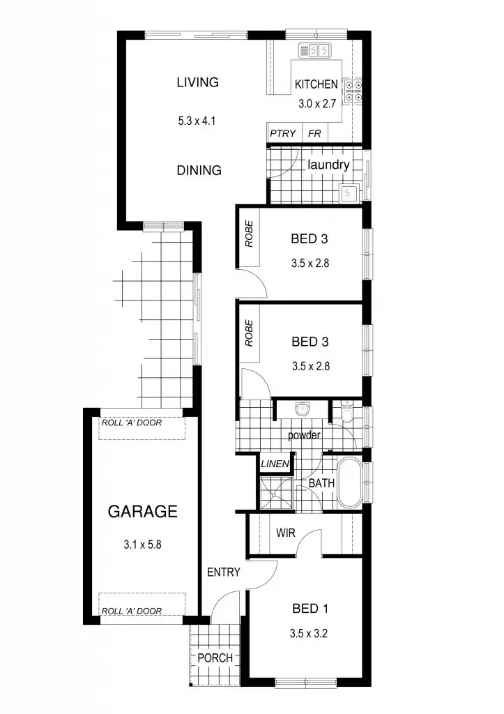 Floorplan of Homely house listing, 27 Rugby Street, Dover Gardens SA 5048