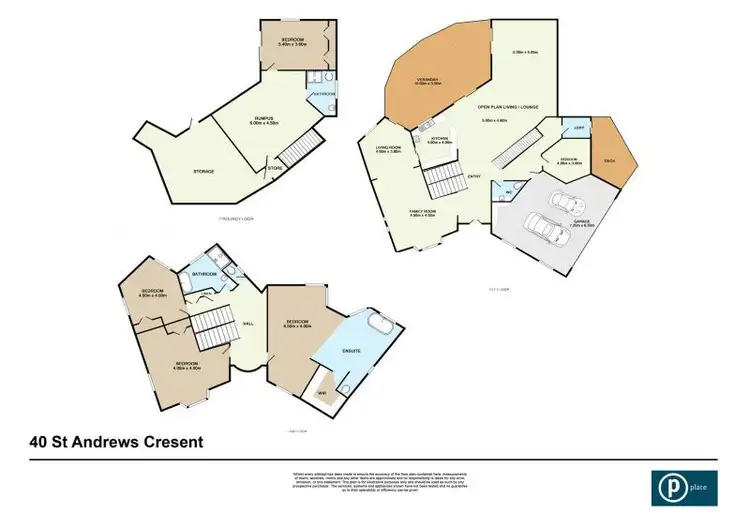Floorplan of Homely house listing, 40 St Andrews Crescent, Carindale QLD 4152