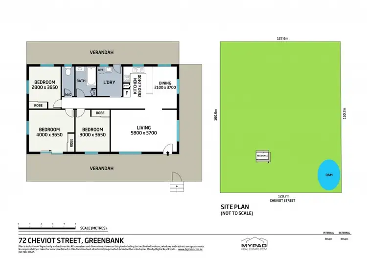 Floorplan of Homely house listing, 72 Cheviot Street, Greenbank QLD 4124