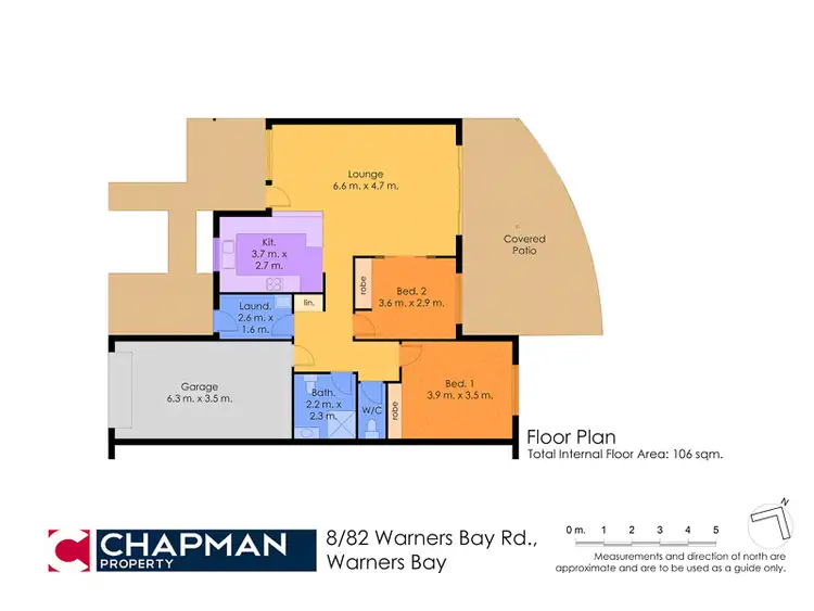Floorplan of Homely unit listing, 8/82 Warners Bay Road, Warners Bay NSW 2282