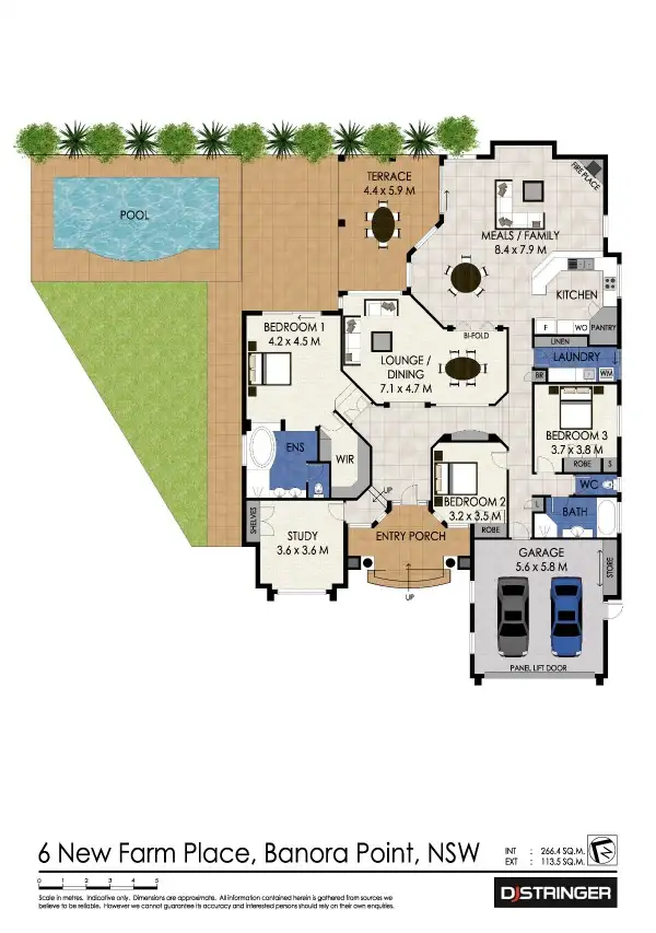 Floorplan of Homely house listing, 6 New Farm Place, Banora Point NSW 2486