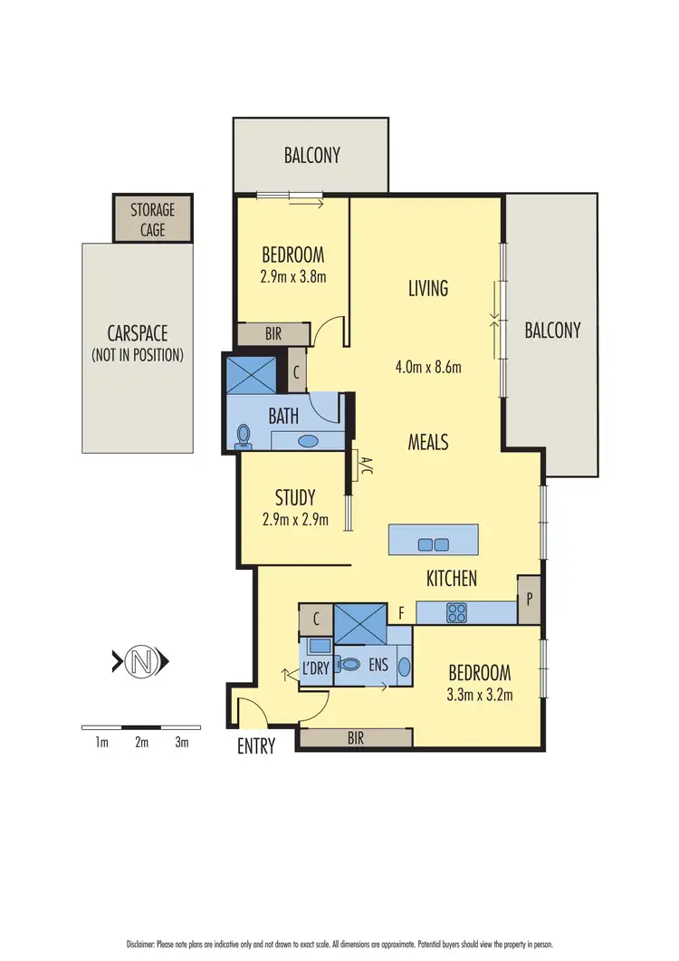 Floorplan of Homely apartment listing, 3.1/18 Berkeley Street, Doncaster VIC 3108