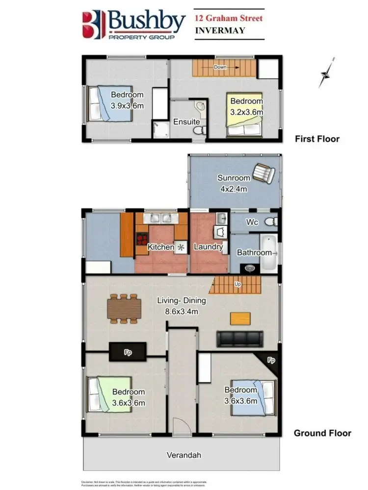 Floorplan of Homely house listing, 12 Graham Street, Invermay TAS 7248