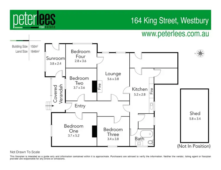 Floorplan of Homely house listing, 164 King Street, Westbury TAS 7303