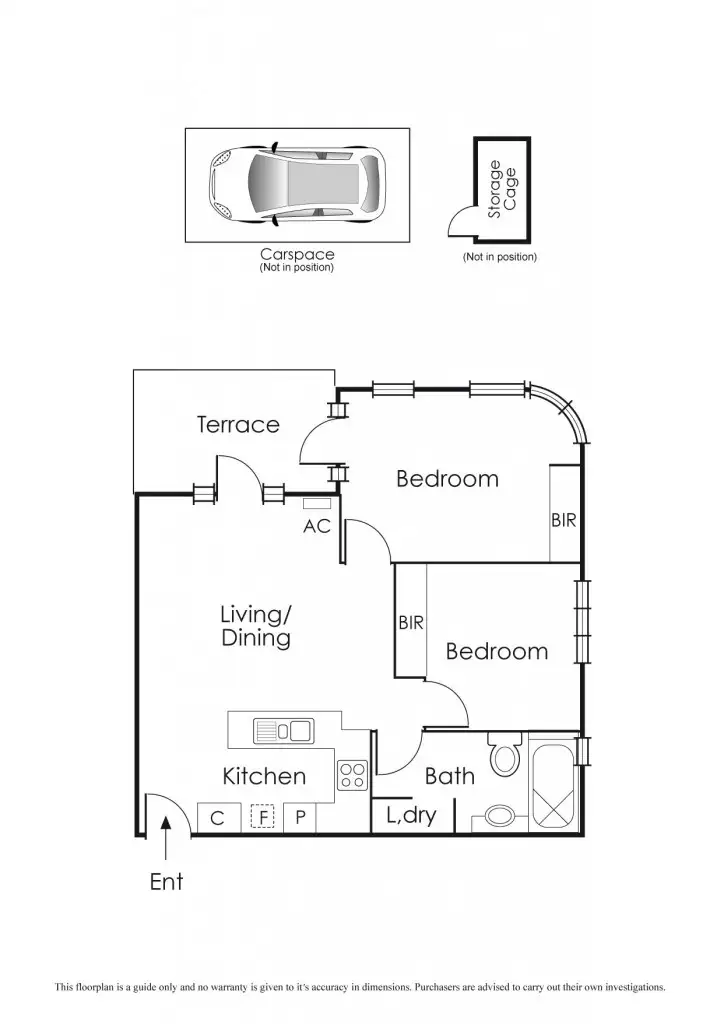 Floorplan of Homely apartment listing, 6/1 Graham Street, Port Melbourne VIC 3207