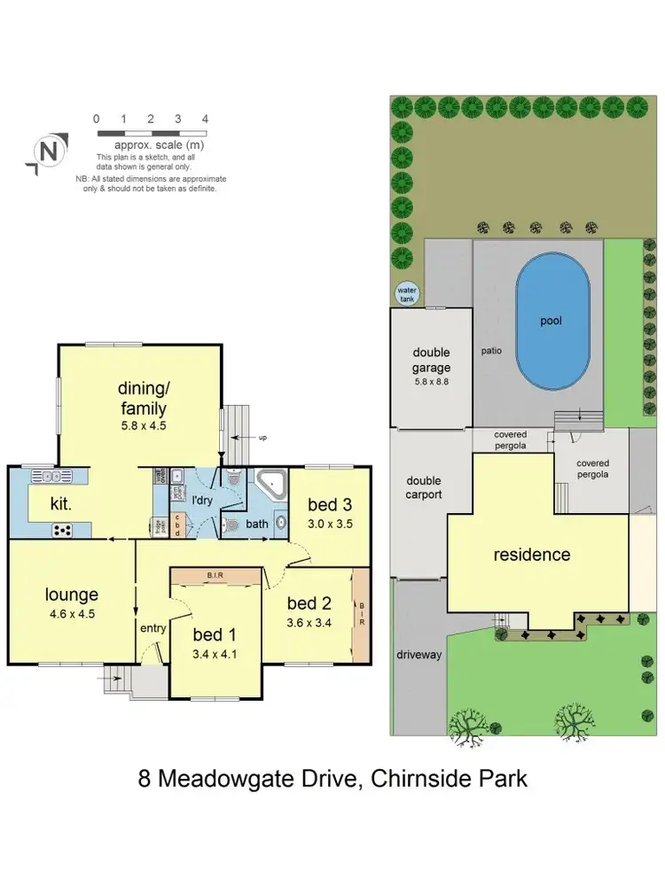 Floorplan of Homely house listing, 8 Meadowgate Drive, Chirnside Park VIC 3116