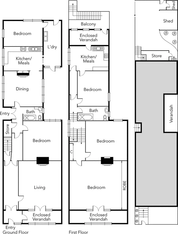 Floorplan of Homely house listing, 208 Beaconsfield Parade, Middle Park VIC 3206