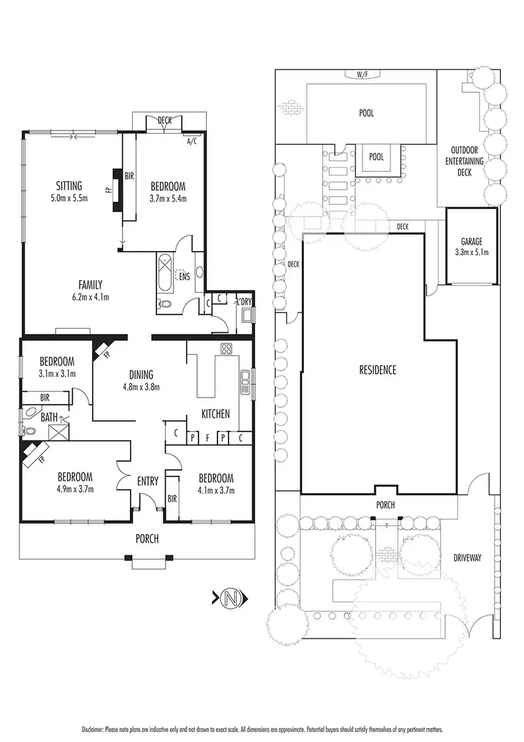 Floorplan of Homely house listing, 225 Booran Road, Caulfield South VIC 3162