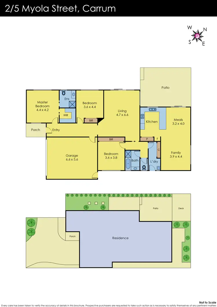 Floorplan of Homely unit listing, 2/5 Myola Street, Carrum VIC 3197