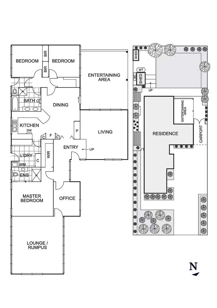 Floorplan of Homely house listing, 6 Bayfield Drive, Eltham VIC 3095