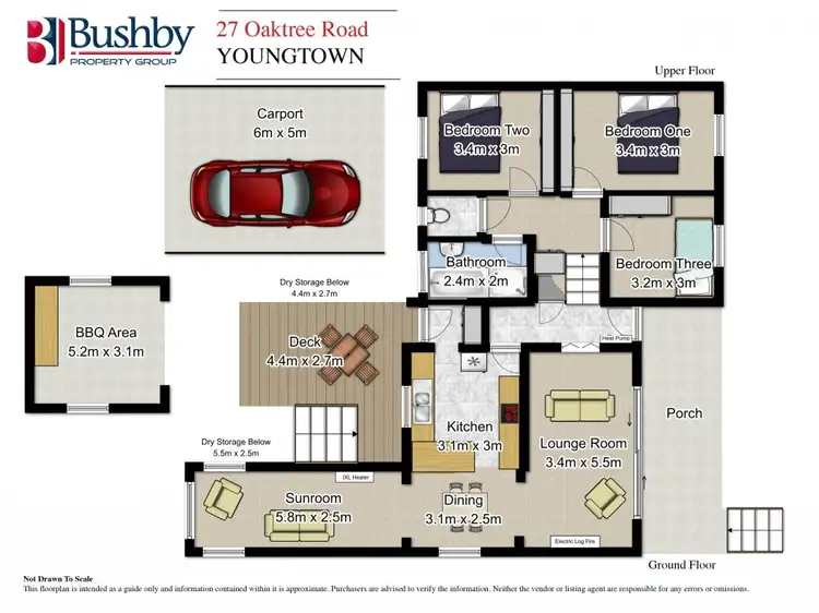 Floorplan of Homely house listing, 27 Oaktree Road, Youngtown TAS 7249