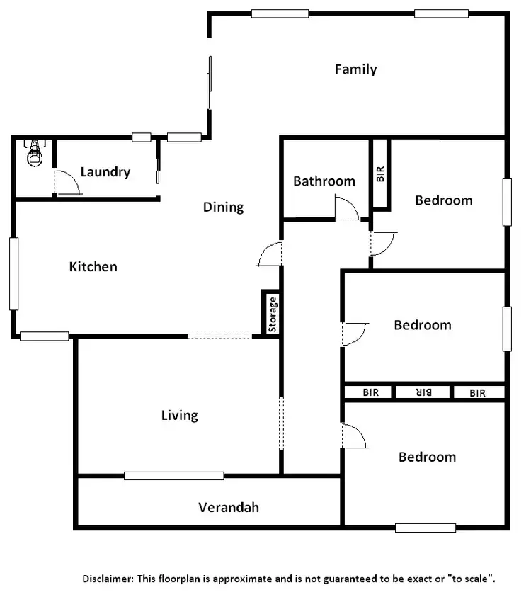 Floorplan of Homely house listing, 3 Leonard Street, Wendouree VIC 3355