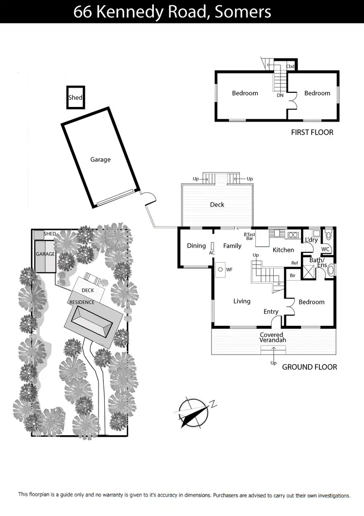 Floorplan of Homely house listing, 66 Kennedy Road, Somers VIC 3927