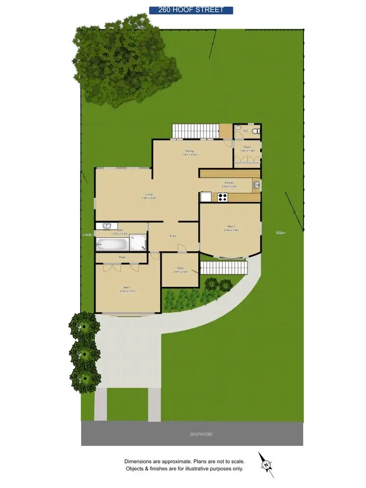 Floorplan of Homely house listing, 260 Hoof Street, Grafton NSW 2460