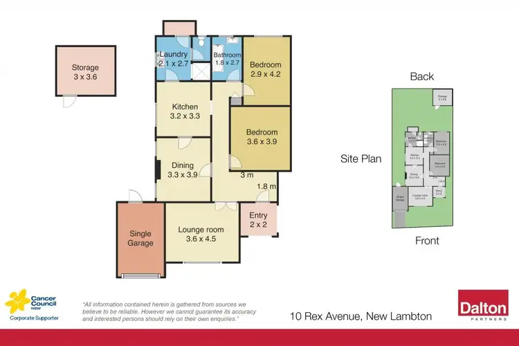 Floorplan of Homely house listing, 10 Rex Avenue, New Lambton NSW 2305