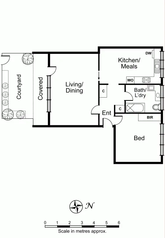 Floorplan of Homely apartment listing, 7/56 Sutherland Road, Armadale VIC 3143