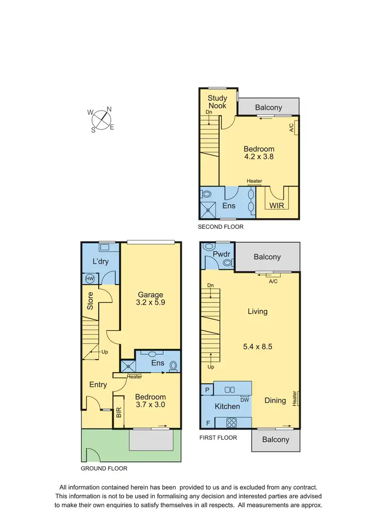 Floorplan of Homely house listing, 196 Stockmans Way, Kensington VIC 3031
