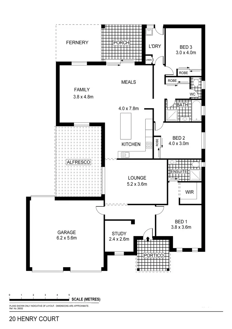 Floorplan of Homely house listing, 20 Henry Court, Strathfieldsaye VIC 3551